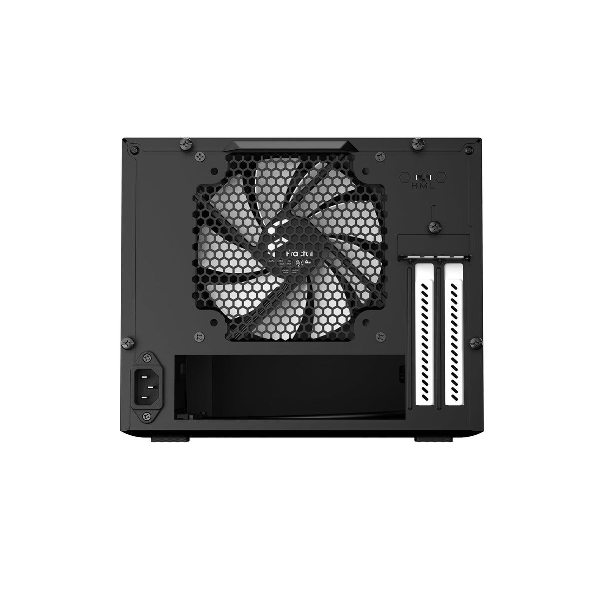 Fractal Design Node 304, Caja de Ordenador de sobremesa para Mini ITX (USB 3.0, 6 Compartimentos internos), Negro