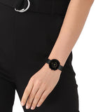 Calvin Klein Reloj Analógico de Cuarzo Multifunción para Mujer Colección Minimalistic T-Bar con Correa de Malla de Acero Inoxidable Negra - 25200288