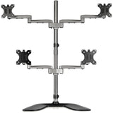 StarTech.com Soporte de Escritorio para 4 Monitores de hasta 32" VESA - Articulado - Acero y Aluminio - Base Multipantalla - (ARMQUADSS)