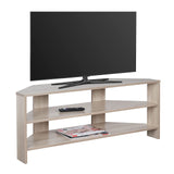 RICOO Mueble TV Salon 110 x 45 x 36 cm WM069-ES Mesa televisión pequeña Roble marrón Sonoma
