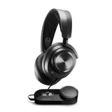 SteelSeries Arctis Nova Pro - Cascos Gaming Con Cable Multisistema - Audio alta res - Audio espacio 360° - GameDAC Gen 2 - Micro ClearCast Gen 2 - PC, PS5, PS4, Switch 2