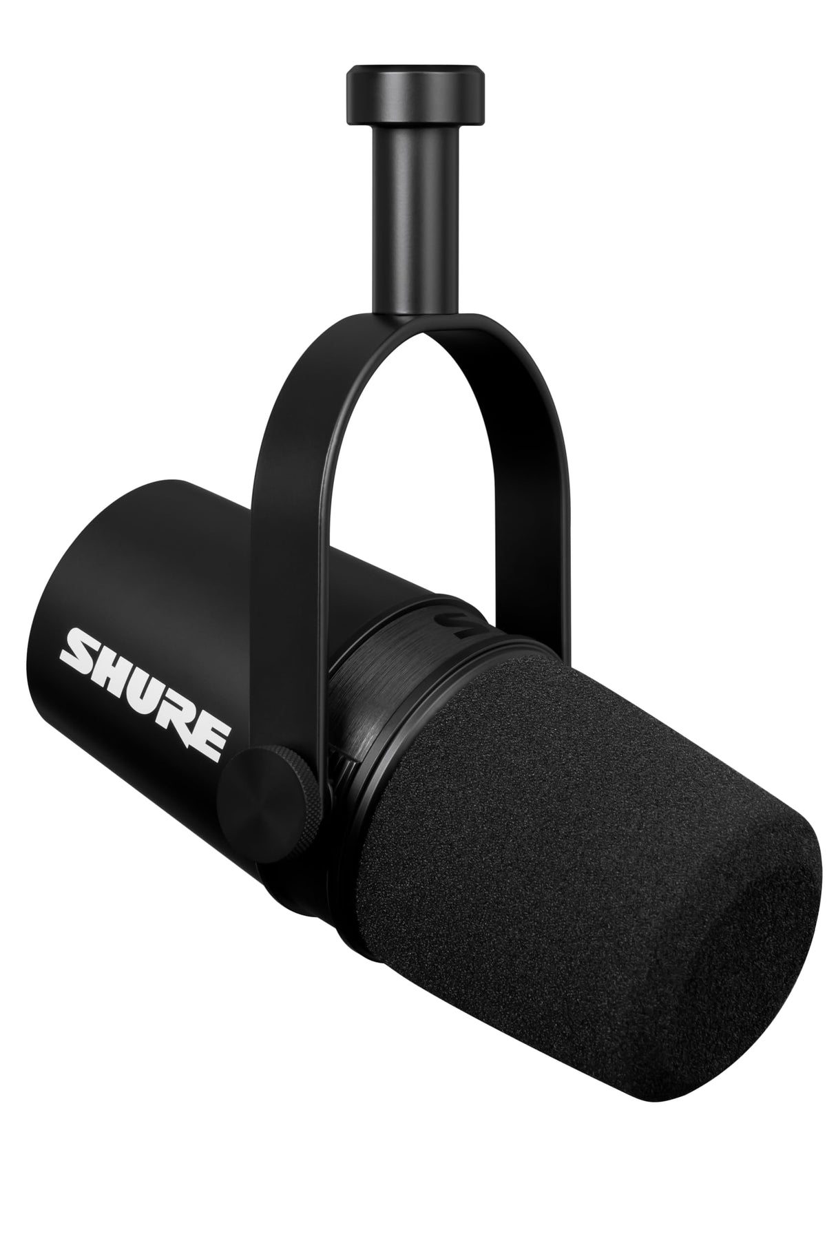 Shure MV7X XLR Podcast Microphone - Pro Dynamic Mic para podcasting y grabación Vocal, Todas Las construcciones de Metal y micrófono Compatible - Negro