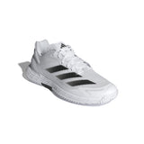 adidas Defiant Speed 2 Tennis Shoes, Zapatillas de Tenis Hombre, Cloud White/Core Black/Grey One, 40 2/3 EU