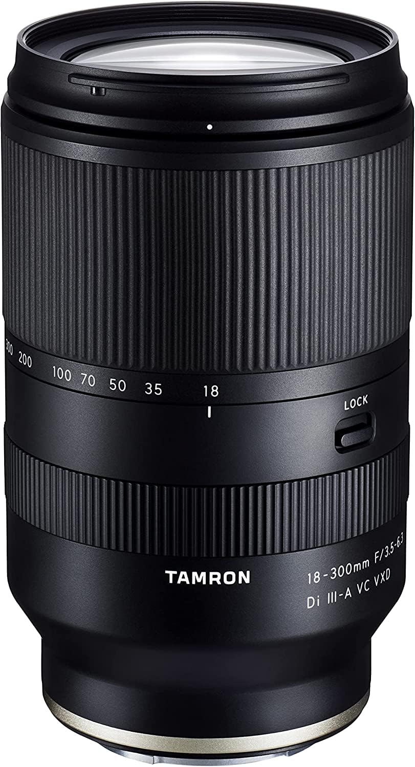 Tamron B061S 18-300 mm F/3.5-6.3 Di III-A VC VXD - Objetivo para SonyE Mount(APS-C), Negro