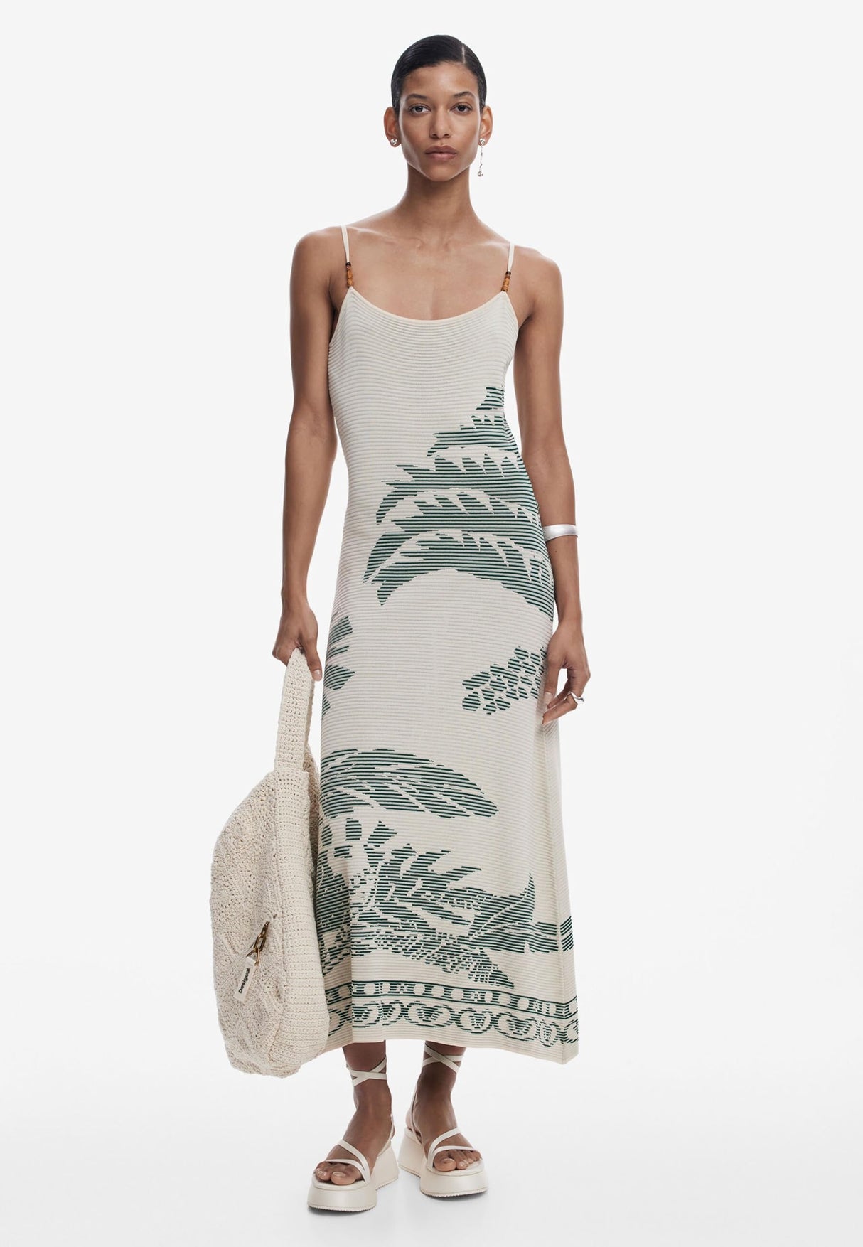 Desigual Vest_Marsella Casual Dress, Blanco, S Women's