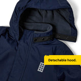 Kabooki Lwjipe - Lego Tec Play, Traje para Nieve Unisex niños, 590 Azul Marino, 122