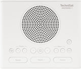 TechniSat DIGITRADIO 51 - Radio Despertador DAB+ (DAB, FM, Radio Reloj, Despertador con 2 Tiempos de Alarma Ajustables, Función de Repetición, Temporizador, Pantalla Regulable) Blanco