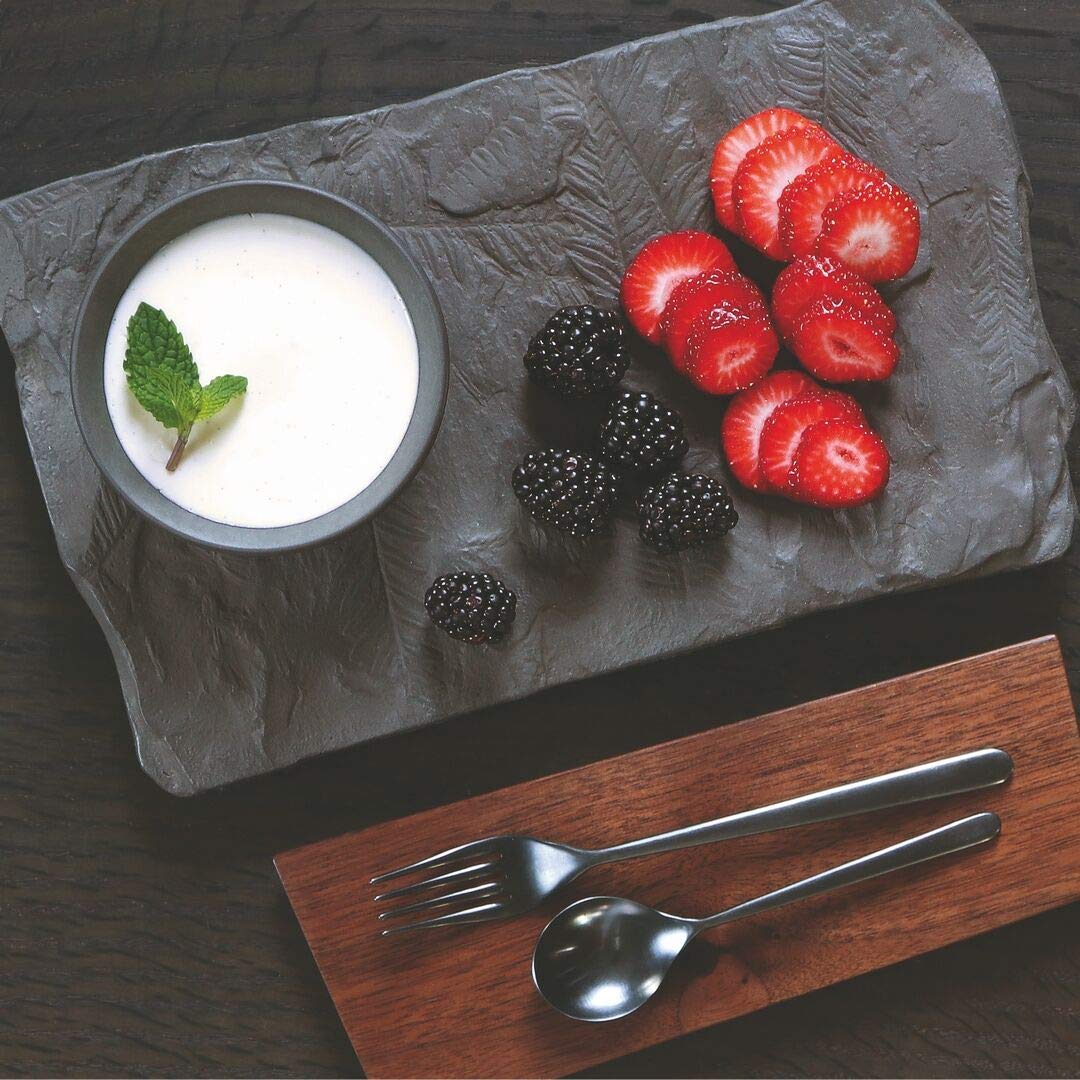 Mepra 108722030D - Vajilla para Aperitivos y Salsas, Color Negro