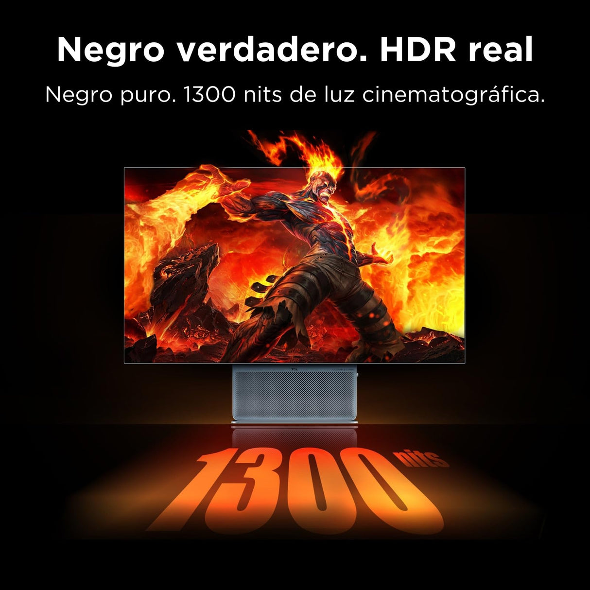 TCL 32X3A Monitor Gaming 32 Pulgadas OLED+, 4K UHD 240Hz, 480Hz FHD, 1300 nits, 0,03ms GtG, Pantalla Mate, AMD FreeSync Premium Pro, HDMI 2.1, Bang & Olufsen, USB-C (PD 90W)