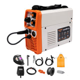 RURIS AS130FULL Welding Machine MMA/MIG/TIG + Accesorios: Mask, Hammer/Brush, Electrodos, Magnet, Gloves, Solar Welding Helmet, Apron, 0,8 mm Welding Wire.