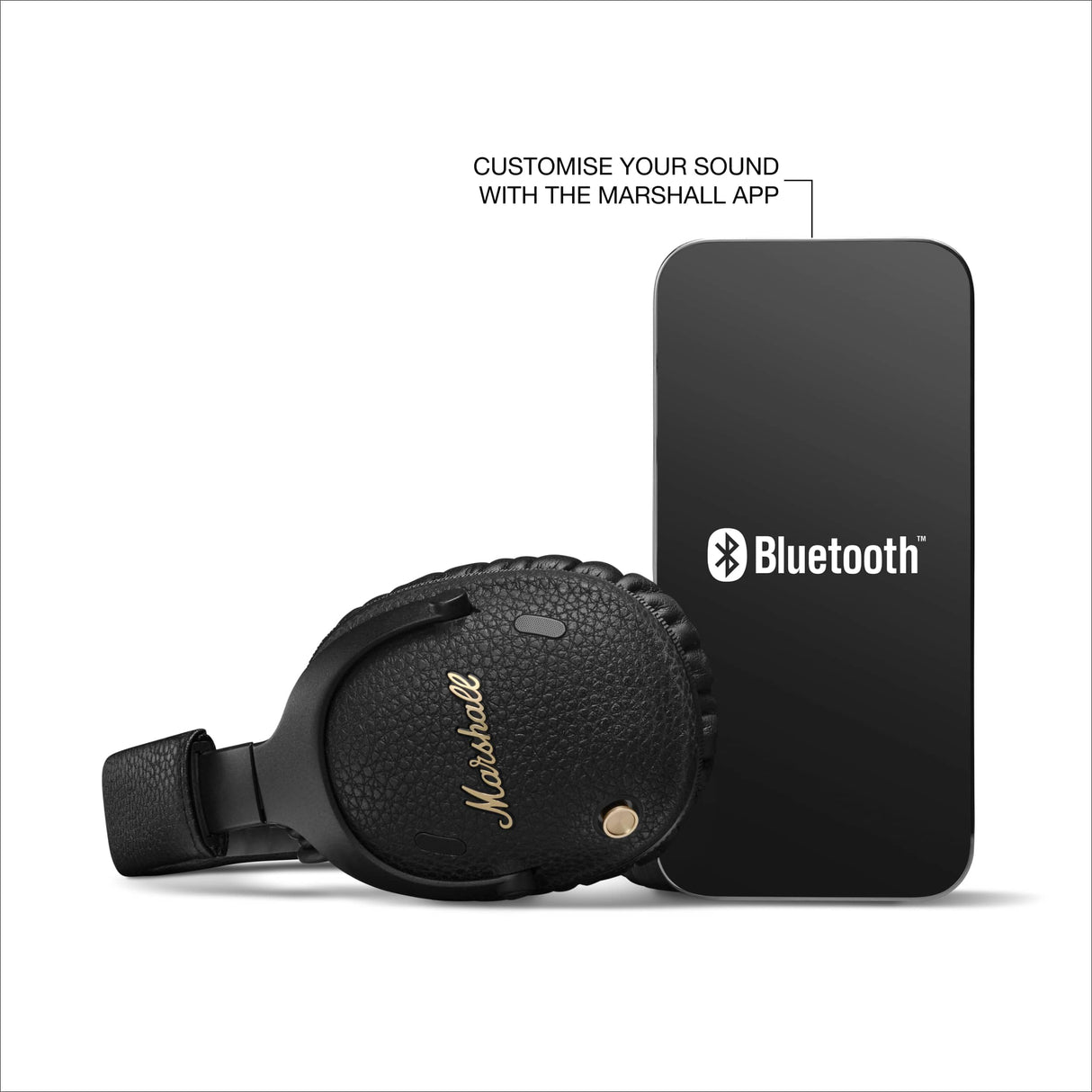Marshall Monitor III ANC Auriculares con Cancelación Activa de Ruido, Inalámbricos Bluetooth, 70 Horas de Reproducción - Negro