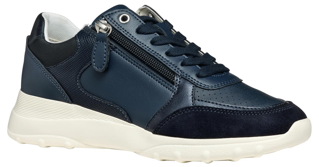 Geox D ALLENIEE B, Zapatillas Mujer, Navy, 37 EU