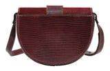 Fossil bolso de mujer Harwell, Bolso crossbody pequeño con solapa en piel repujada efecto lagarto, Largo: 16,5 cm, Ancho: 5,1 cm, Alto: 11,4 cm, ZB1939243
