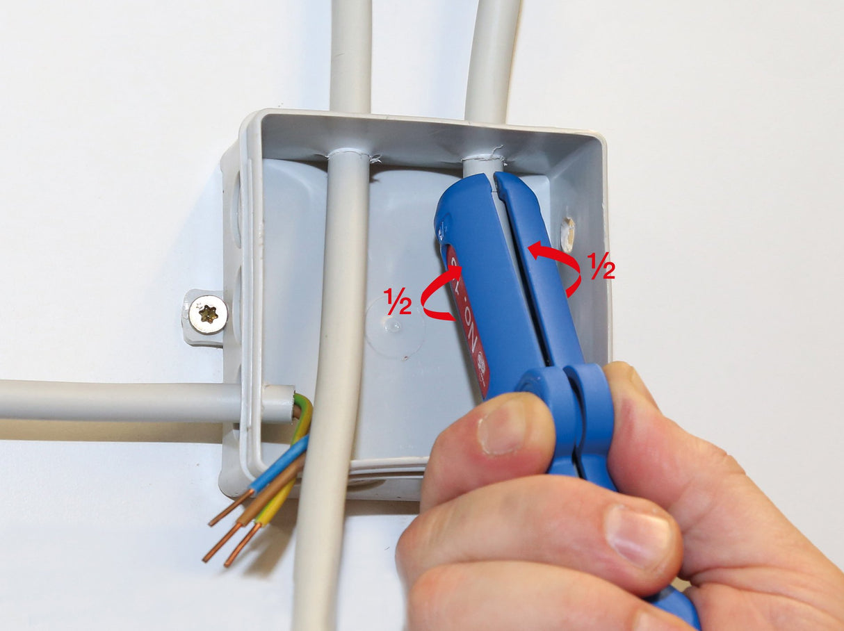 WEICON Tools Nº 13 - Pelacables redondos (12 unidades, para cables redondos y húmedos de 6-13 mm de diámetro)