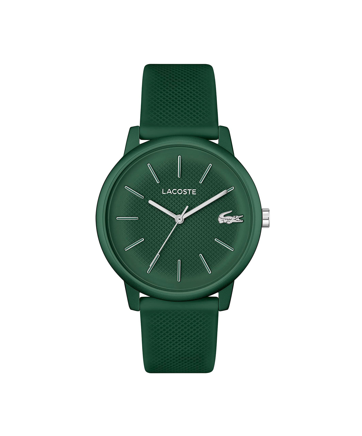 Lacoste Reloj Analógico de Cuarzo para Hombre Colección LACOSTE.12.12 Move con Correa de Silicona Caqui - 2011238