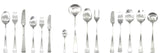 Mepra 104122113P Italia Ice - Cubertería (113 Piezas), Color Plateado