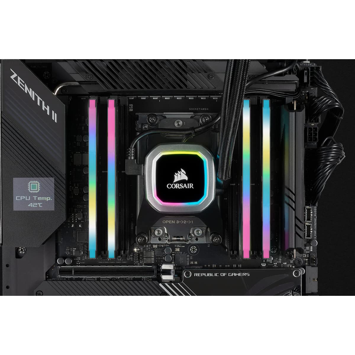 Corsair Ven RGB Pro SL K4 MemoriaRAM D4 3600 64GB C16