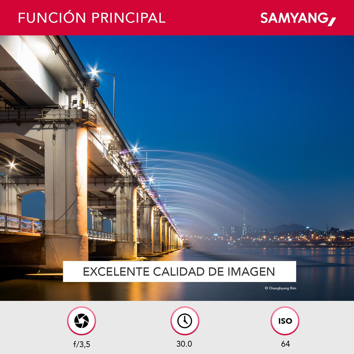 Samyang F1110903101 - Objetivo fotográfico DSLR para Nikon (Distancia Focal Fija 24mm, Apertura f/3.5-22 T/S ED AS UMC, diámetro Filtro: 82mm), Negro