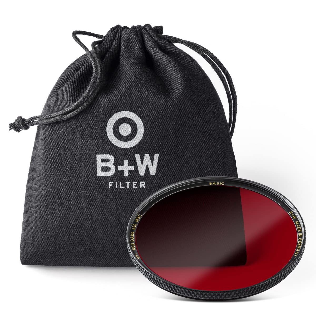 B+W Filtro Rojo Oscuro 091 MRC Basic, 95 mm (16 Unidades, Profesional)