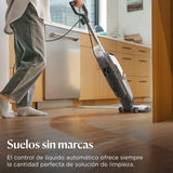 Bissell CrossWave Edge, Aspiradora de Agua, Escoba Aspiradora Multi-Superficie con Auto-Limpieza, Aspirador Fregona con Cable ZeroGap, para Suelos Duros y Alfombras, Cable 7.5m, 4088N