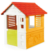 Smoby, Casita Infantil Sunny Playhouse, con 2 Ventanas y Puerta, Sólida y Robusta, para Niños a Partir de 2 Años, 7600810707