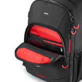 Hama Ohio, Mochila Unisex Adulto, Rojo, Innenmaß B x T x H: 27 x 12 x 34 cm