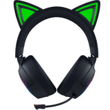 Razer Kraken Kitty V3 Pro - Auriculares inalámbricos RGB Kitty para Juegos - Orejas de Gato reactivas para Streaming - Diafragma 40mm - Hyperspeed Wireless y Bluetooth - THX Spatial Audio | Negro