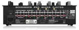 Behringer PRO MIXER DJX750 Mezclador de DJ profesional de 5 canales con efectos digitales avanzados y contador de BPM