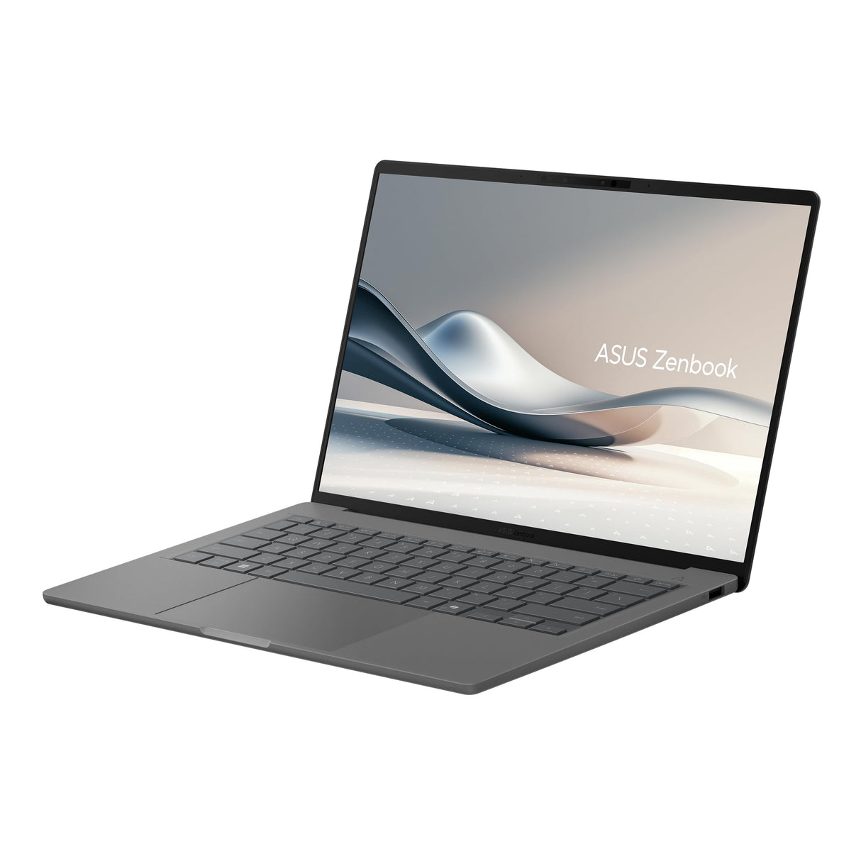 ASUS Zenbook A14 OLED UX3407RA-QD023W Copilot+ PC - Ordenador Portátil 14" WUXGA (Qualcomm Snapdragon X1E-78-100, 32GB RAM, 1TB SSD, Qualcomm Adreno GPU, Win 11 Home) Gris Islandés – Tec. QWERTY ESP