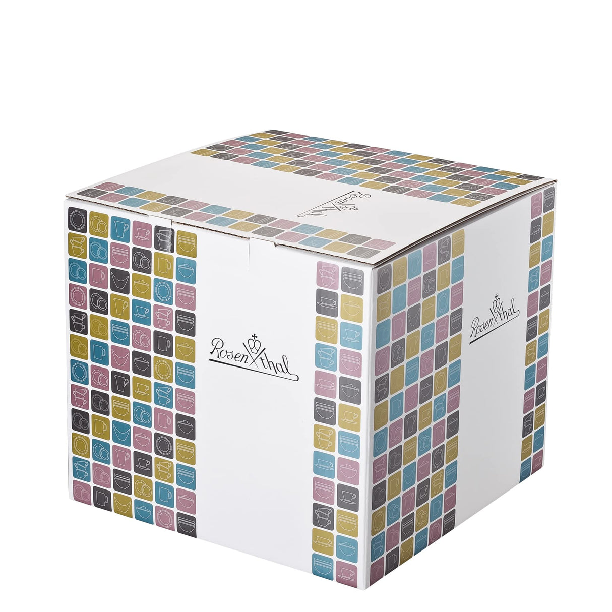 Rosenthal 61040-800001-18735 - Juego de café de Porcelana (18 Piezas), Color Blanco