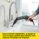 Kärcher Limpiadora de vapor manual SC 5 EasyFix Iron, conexión agua caliente, 4,2 bar, calentamiento: 3min., superficie: aprox. 150m², depósito: 0,5 l+1,5 l, kit limpieza suelos, plancha vapor presión