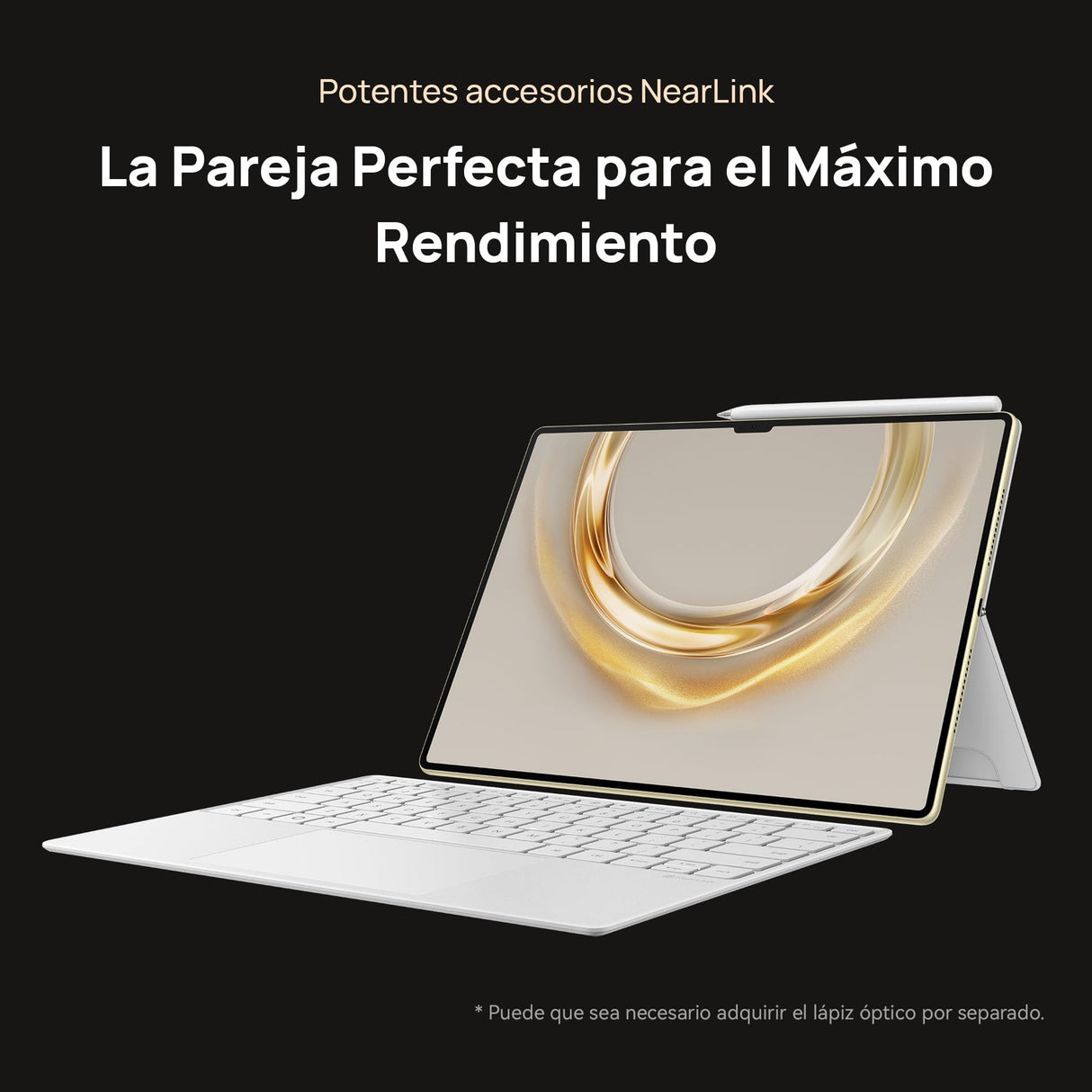 HUAWEI MatePad Pro 13,2 Pulgadas 2025, Tablet, 12 GB + 512 GB, Pantalla OLED PaperMatte, US Version Teclado with Touchpad, WiFi, Nivel de Ordenador, Notes, 10100 mAh Batería, Golden