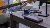 Zoom AMS-22 Interface de audio, 1 entrada XLR/TRS, entrada de línea estéreo, 2 salidas, loopback, monitorización directa, bus-powered, para grabaciones y streaming en PC, Mac, iOS y Android