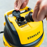 Stanley Aspirador Multiuso SXVC30XTDE de sólidos y líquidos con Toma para Herramientas eléctricas integrada (1600 W, 30 L)