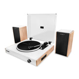 Energy Sistem Enersy Sistem Woodspin + – Tocadiscos de 40W, Cartucho magnetico, vinilos, Puerto USB, Bluetooth y autostop
