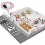 TRENDnet, TV-IP1515PI, Cámara de Red de torreta Fija IR H.265 PoE de 5 MP para Interiores/Exteriores, Carcasa con clasificación IP66, visión Nocturna IR de hasta 30 m (98 pies)