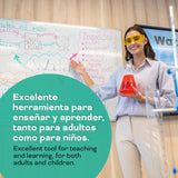 Pizarra Magnética Blanca, Pizarra Marco de Aluminio, Superficie Lisa Fácil de Borrar, Pizarra para Tomar Notas, Dibujar, Enseñar u Organizar, Herramienta para Oficina y Escuela - Ofituria (110x80)