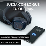 ASTRO Gaming Logitech G A30 LIGHTSPEED Auriculares inalámbricos para Bluetooth, Dolby Atmos, mic desmontable, batería 27h, carga USBC, para Xbox, PS5, PS4, NSW, PC, Android - Azul