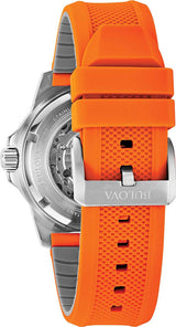 Bulova Reloj Analógico para Hombres de automático con Correa en Silicona 98A226