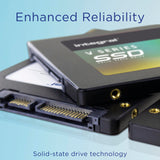 Integral V Series S 2.5" SATA III SSD 2TB - Unidad Interna de Estado sólido - Velocidades de Lectura 540 MB/s y Escritura 500 MB/s para actualizaciones de computadoras y portátiles