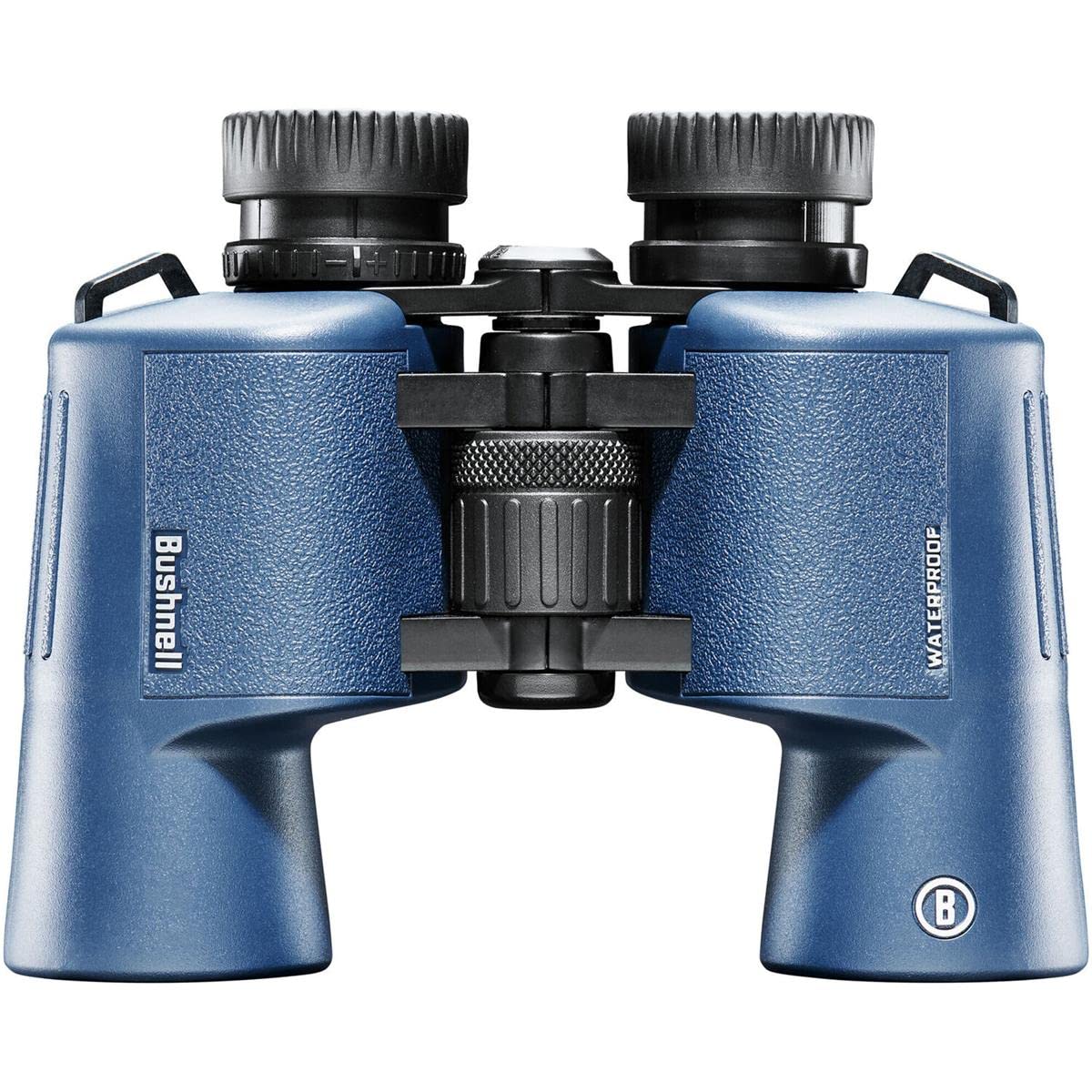Bushnell - H2O 2 - Prismáticos - 10x42 Azul Oscuro Porro - Completamente Multicoated - Impermeable/Antivaho - Oculares Twist Up - Deportes Acuáticos - Náutica