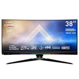 Msi Optix MEG381Cqr Plus - Monitor Gaming Curvo 2300R de 37.5”, G-SYNC, 3840X1600 (Wqhd), Rapid Ips, 600 Nits, Tasa De Refresco 175Hz, Tiempo de Respuesta 1Ms, Negro