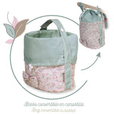 Coche Muñeca Plegable Con Sombrilla Provenza 46X68X81Cm. Bolso Convertible En Canastilla.