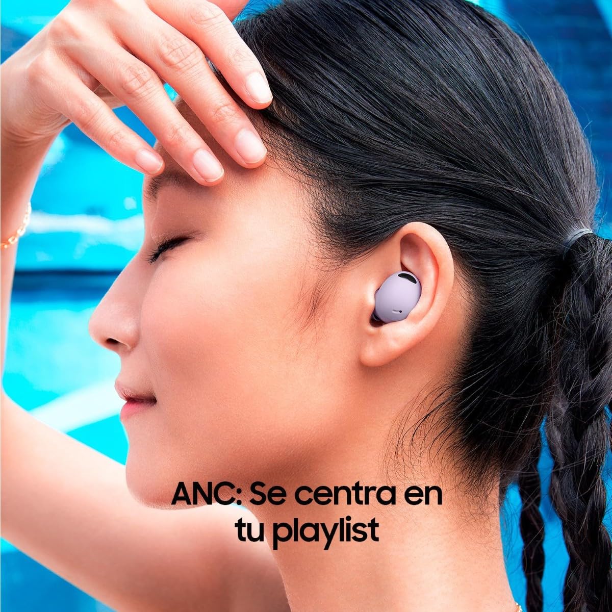 Samsung Galaxy Buds2 Pro y Adaptador de viaje 25W-Auriculares Bluetooth, True Wireless, Cancelación de Ruido, Estuche de Carga, Sonido de Calidad, Resistentes al Agua, Bora Púrpura (Versión española)