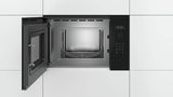 Bosch Serie 6 BFL524MB0 Integrado - Microondas (Integrado, Microondas con grill, 20 L, 800 W, Giratorio, Tocar, Negro)