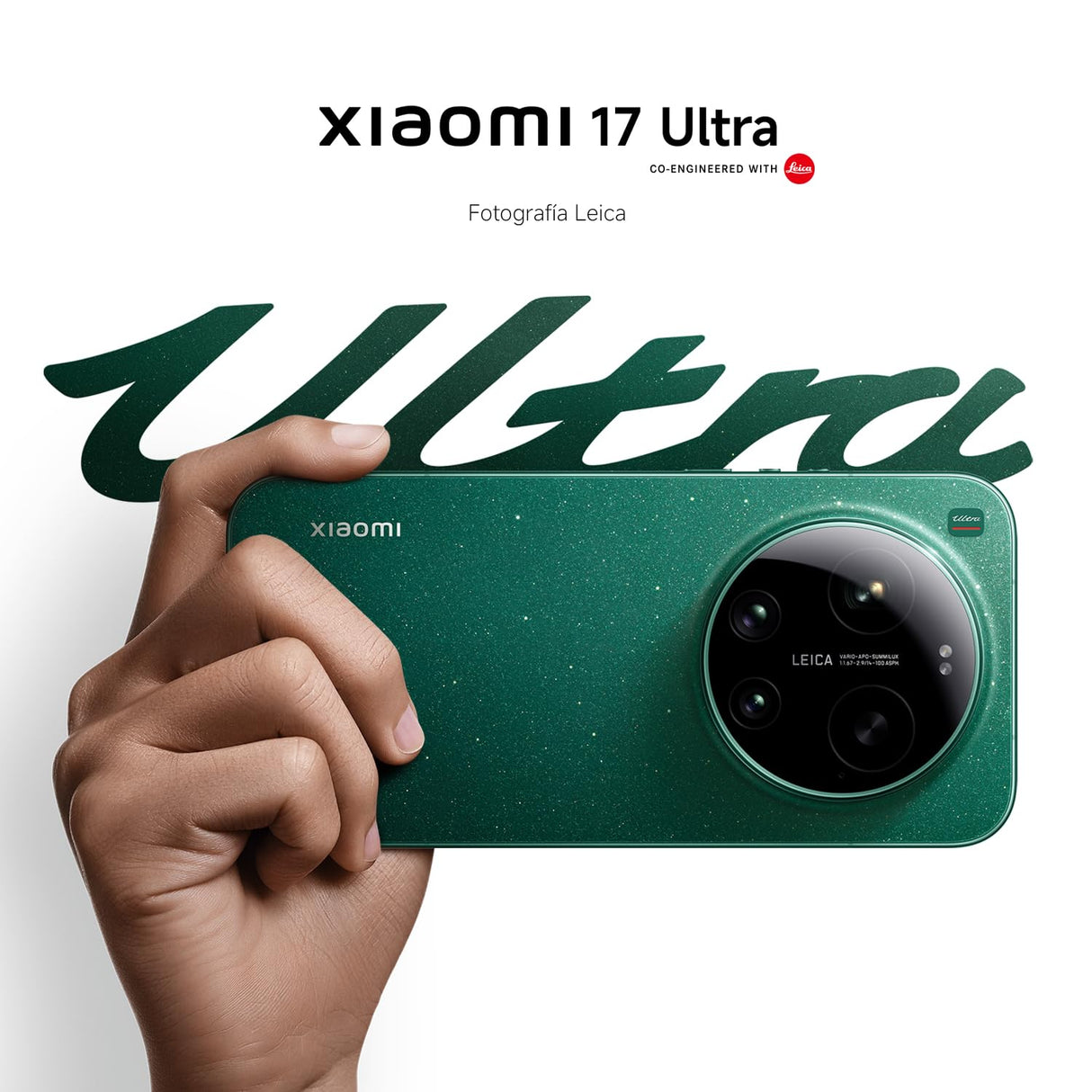 XIAOMI 17 Ultra Smartphone de 16+512GB Verde Teleobjetivo Leica de 200 MP