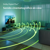 Philips TAB5309 Barra de Sonido 2.1 con subwoofer inalámbrico - Canales 2.1 de 240W, DTS Virtual X, Bluetooth 5.4, HDMI ARC, conexión óptica y conectividad USB - Gris Oscuro
