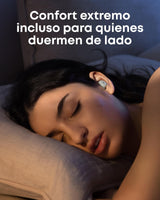 Soundcore Auriculares Sleep A30 de Anker: con Cancelación Activa de Ruido, Sistema Adaptativo para Bloquear los Ronquidos, Máxima Comodidad para Quienes Duermen de Lado y 45h de Reproducción