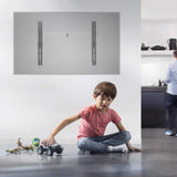One For All WM6621, Soporte de pared para TV de 32 a 84” Inclinable 15° Peso máx. 80kg, Para todo tipo de TVs LED, LCD, Plasma, gris/blanco