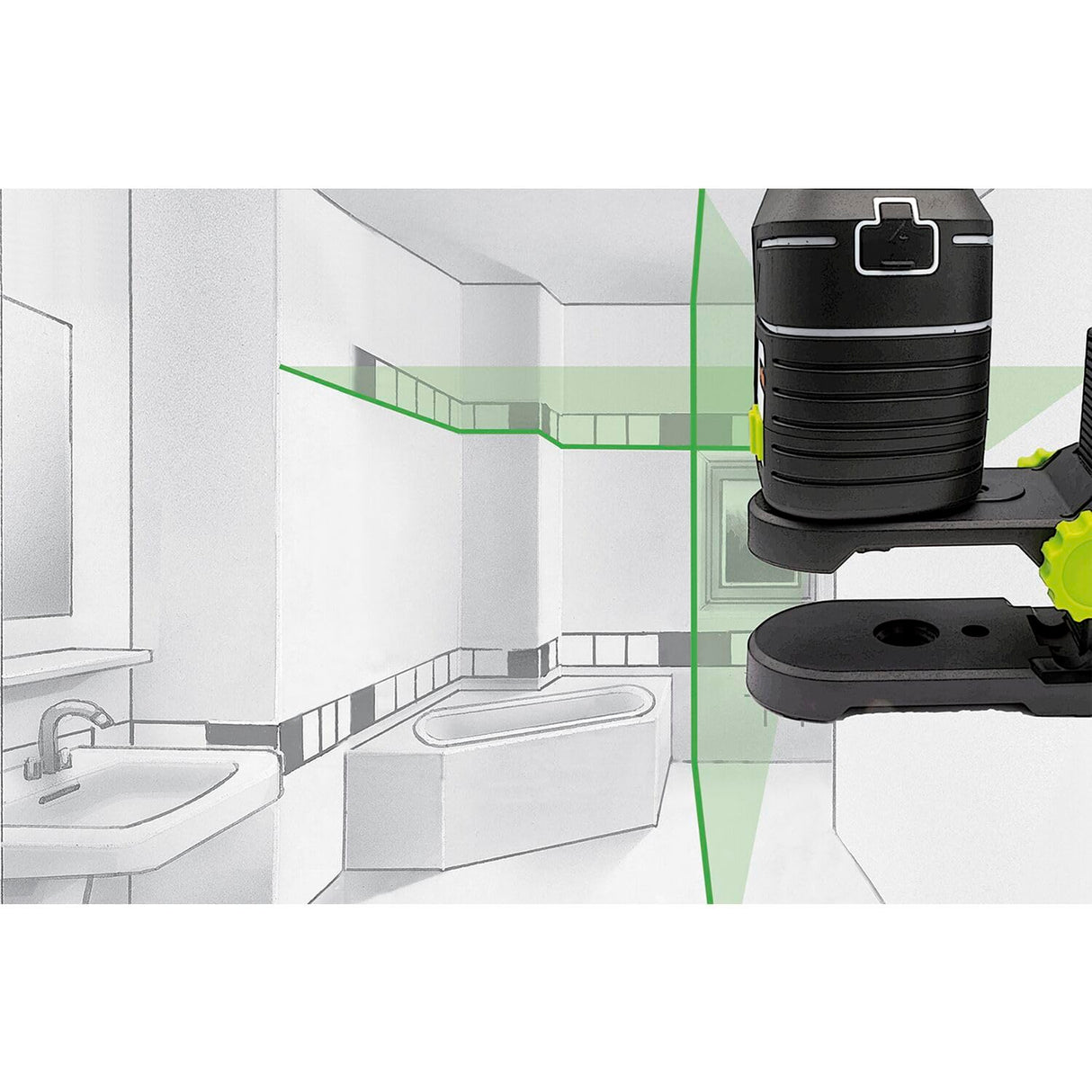 Laserliner PocketCross-Laser 2G Set 150 cm Kreuzlinienlaser selbstnivellierend (036,713A) Marca